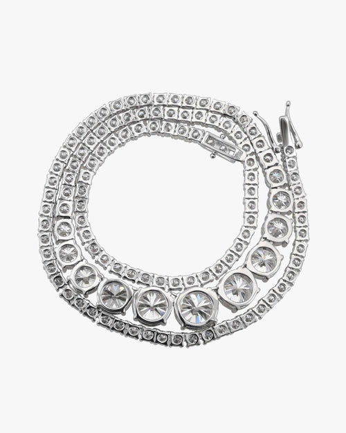 moissanite ascending tennis chain icecartel back