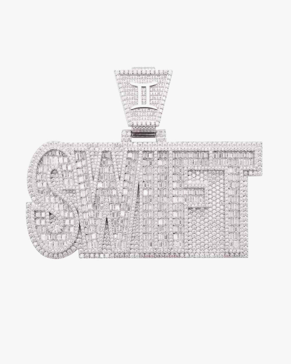 Moissanite Custom SWIFT Pendant 14K Gold 2