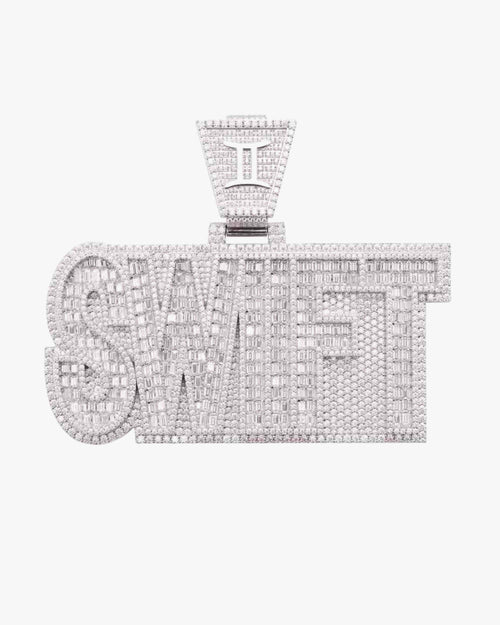 Moissanite Custom SWIFT Pendant 14K Gold 2