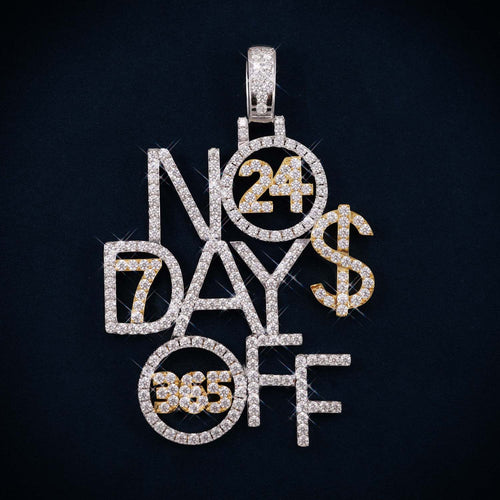 NODAYSOFF Custom Name Moissanite Pendant 14K Gold icecartel main