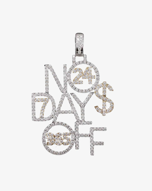NODAYSOFF Custom Name Moissanite Pendant 14K Gold icecartel main1