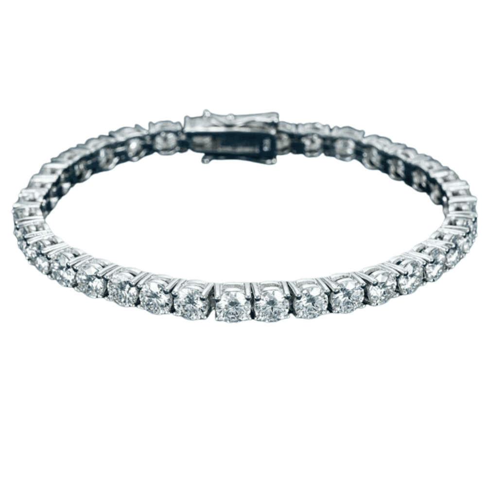 5MM Moissanite Tennis Bracelet 14K Gold