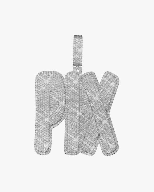 PIX Custom Name Moissanite Pendant main1