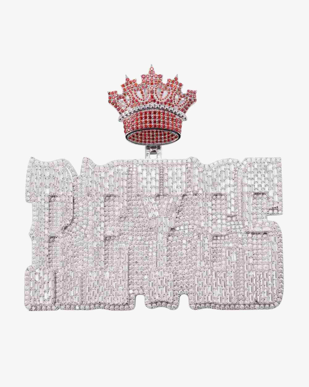 REYES Custom Pendant 14K White Gold 3