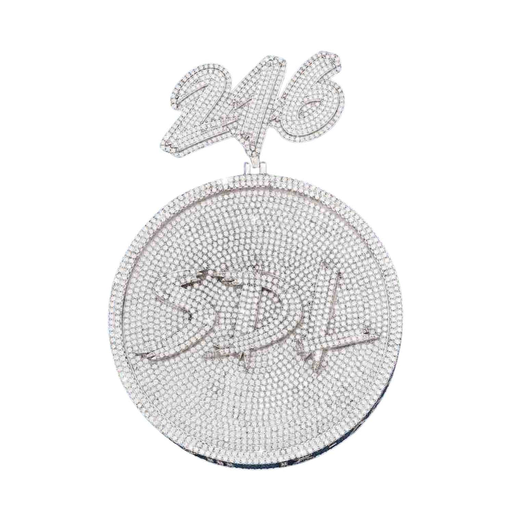 SDL round custom pendant front1