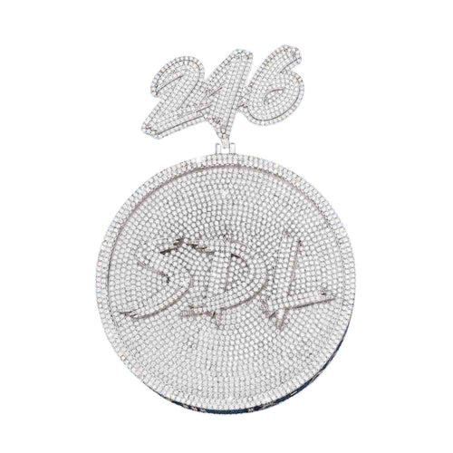 SDL round custom pendant front1