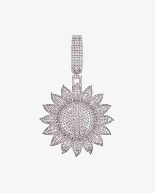 "SUNSHINE" Custom Moissanite Pendant 14K Gold 1