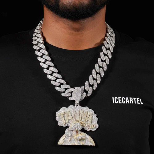 "TANNA WORLD" Custom Moissanite Pendant 14K Gold model