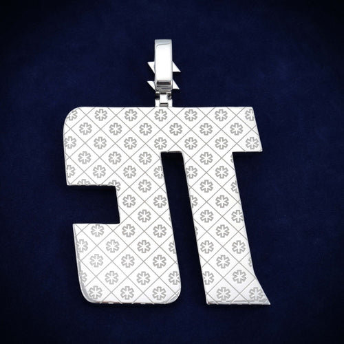 TC Custom Name Moissanite Pendant 14K Gold icecartel back