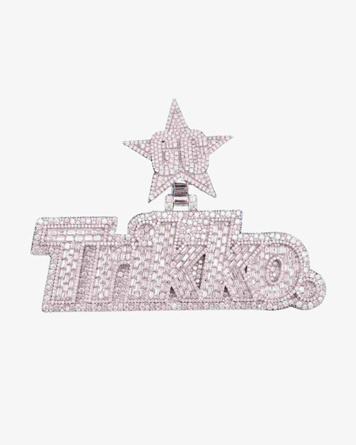 "TRIKKO" Custom Moissanite Pendant 14K Gold 1