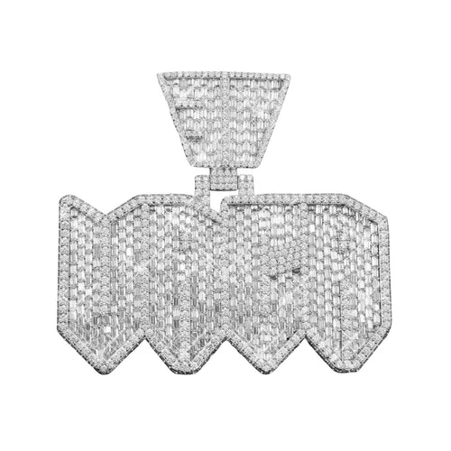 VRCR Custom Moissanite Pendant 14K Gold icecartel main1