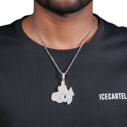 VVS Allah Pendant 14K Gold icecartel model11