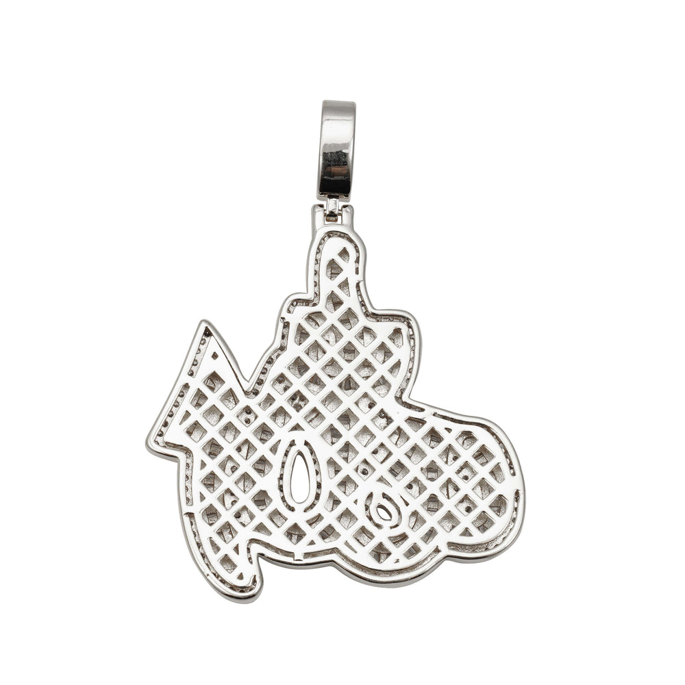 VVS Allah Pendant 14K Gold main icecartel back w