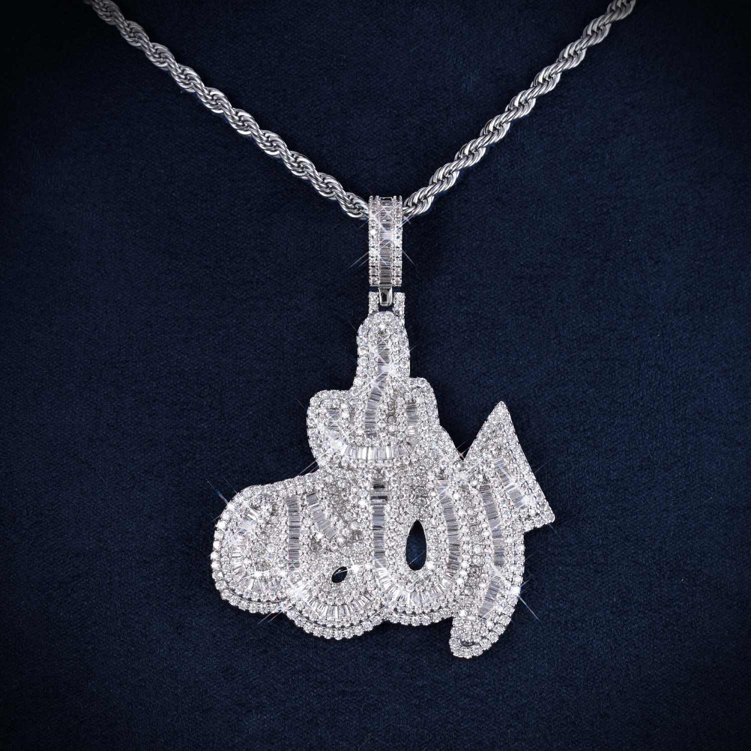 VVS Allah Pendant 14K Gold main icecartel