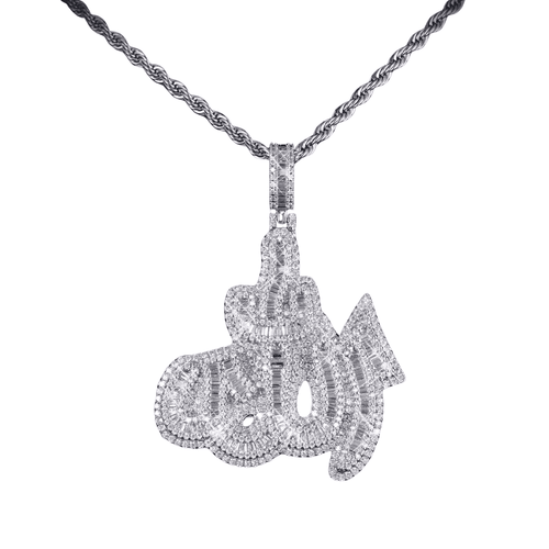 VVS Allah Pendant 14K Gold main icecartel1