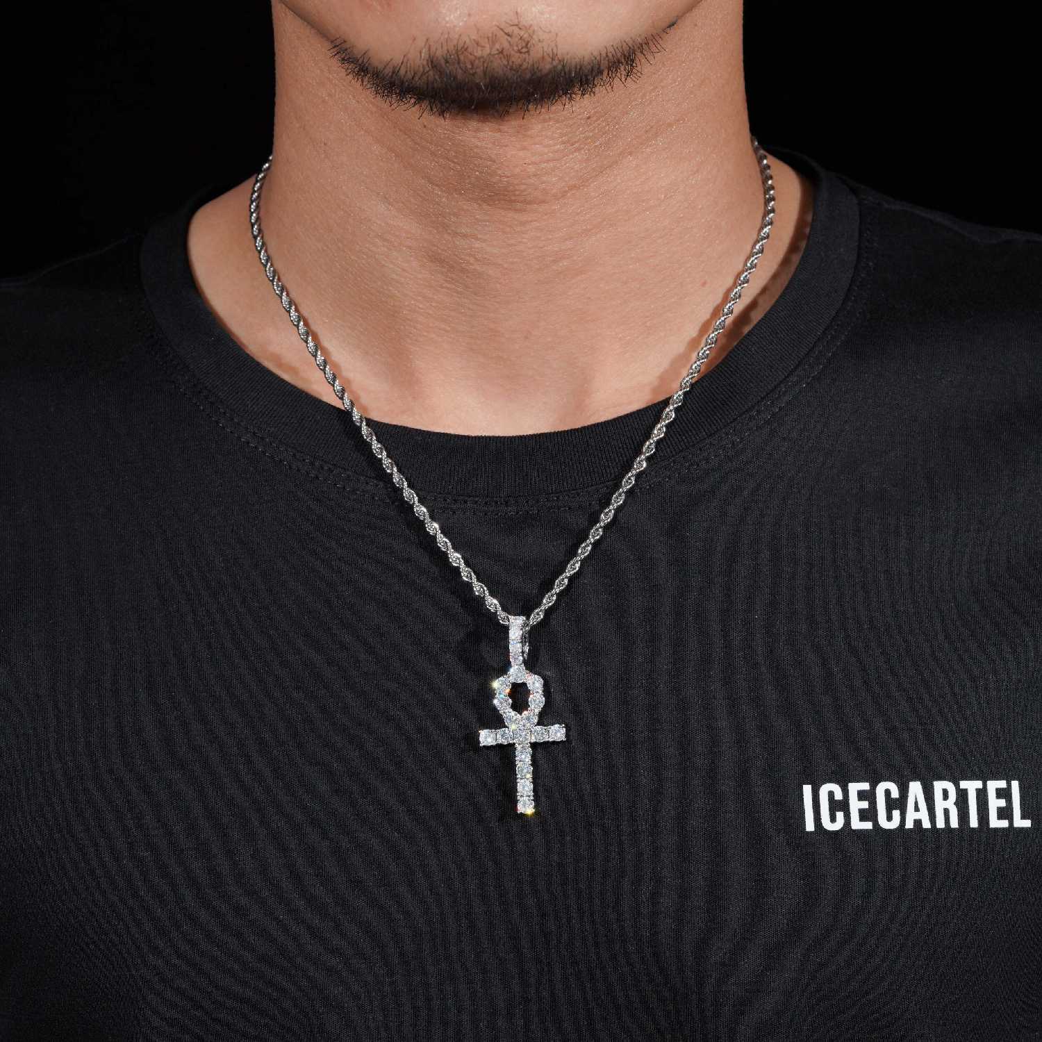 VVS Ankh Pendant 14K Gold model icecartel