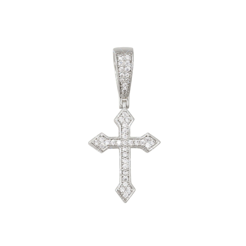 VVS Celtic Cross Pendant 14K Gold