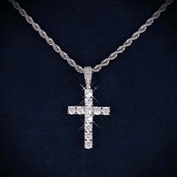 VVS Cross Pendant 14K Gold main icecartel11