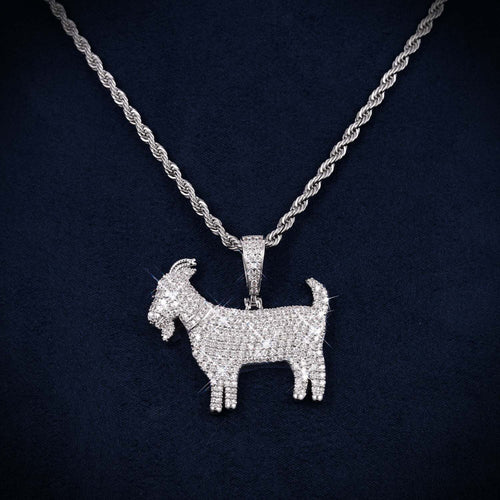 VVS Goat Pendant 14K Gold main icecartel