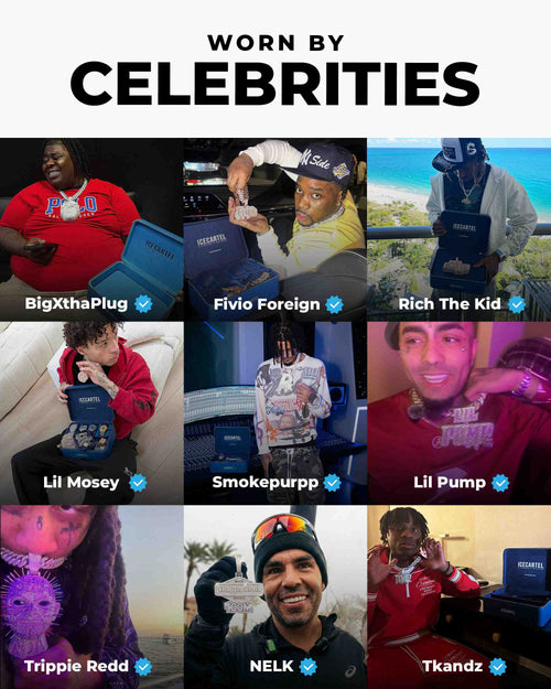 Worn by celebrities icecartel cad