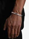 5MM Agate Moissanite Tennis Bracelet 14K Gold - White Gold