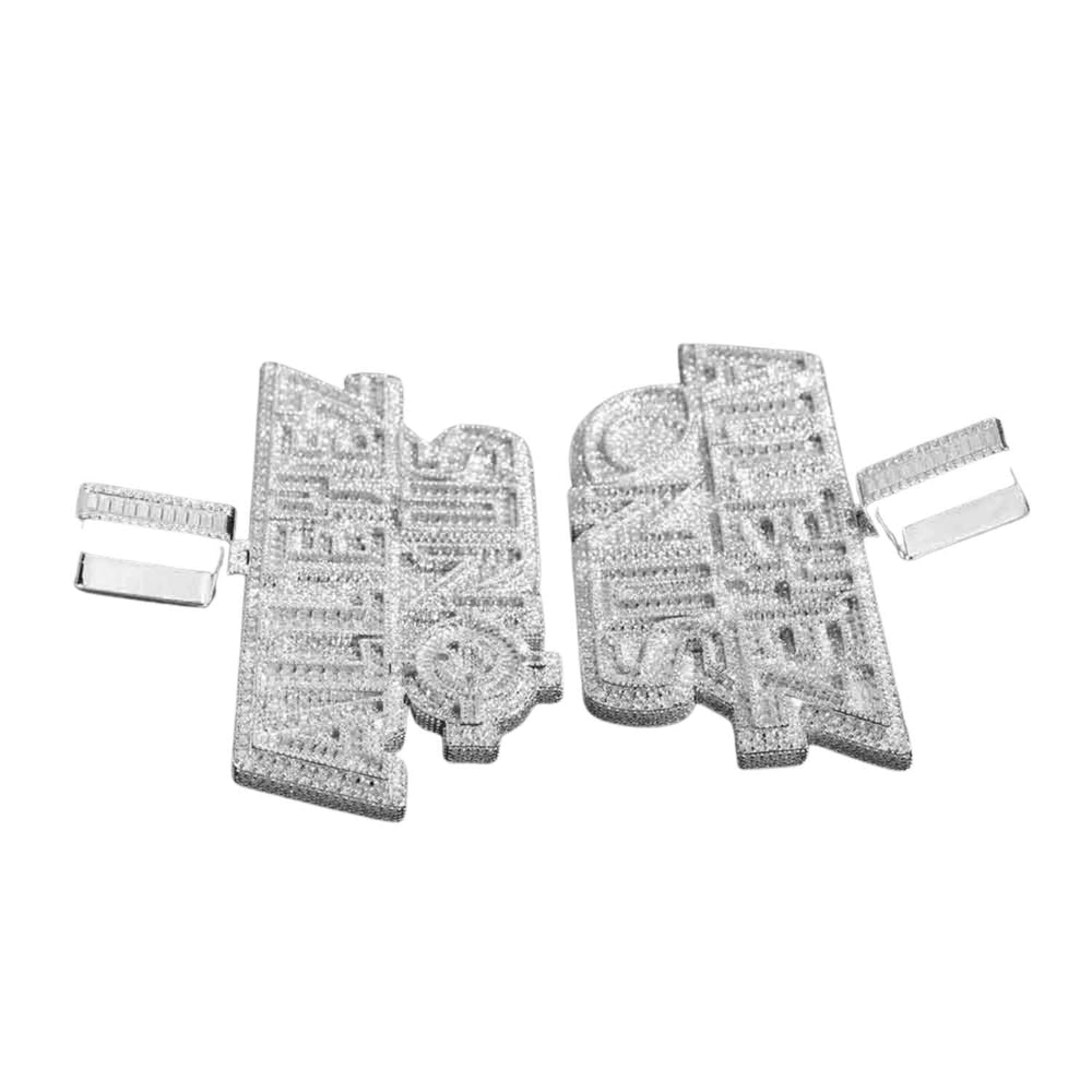 all eyes on us custom moissanite pendant 21