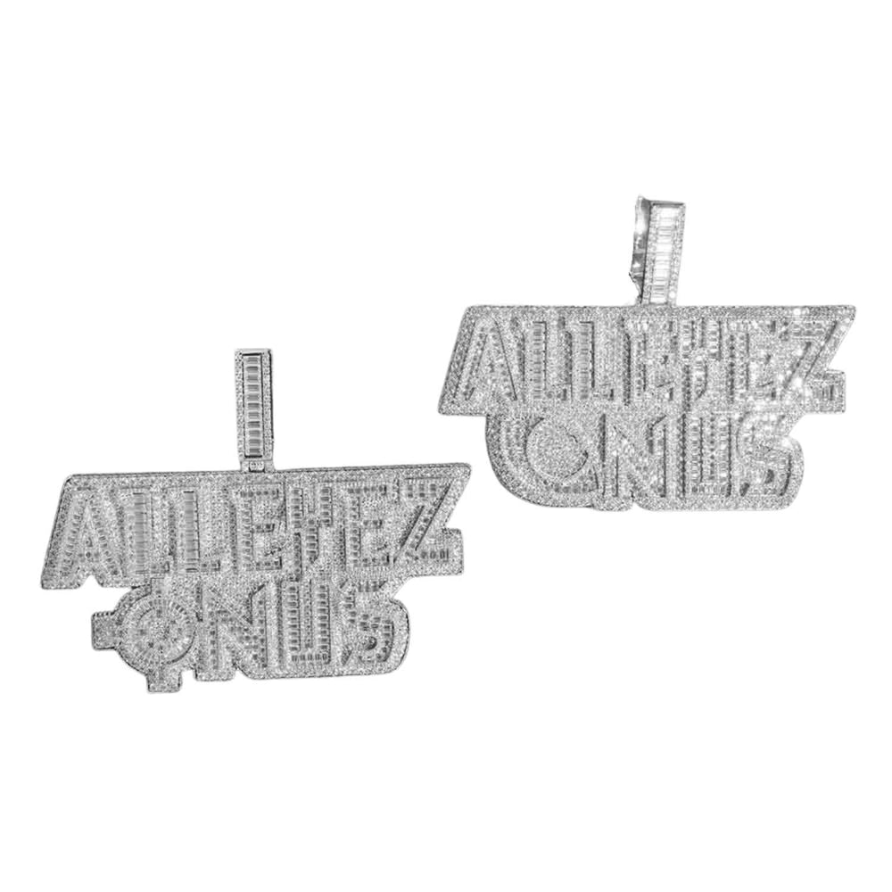 all eyes on us custom moissanite pendant1