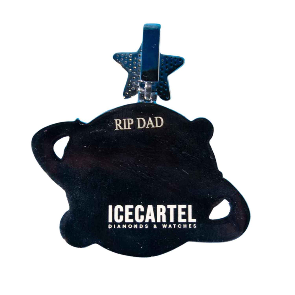 back 925 silver custom vvs moissanite jupiter pendant 14k white gold1