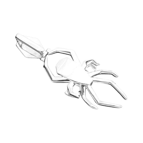 back custom moissanite spider pendant1