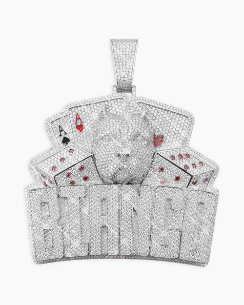 bianco custom logo moissanite pendant 14k gold icecartel main