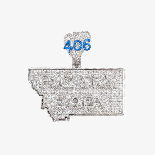 big sky baby moissanite custom name pendant 14k gold icecartel F6