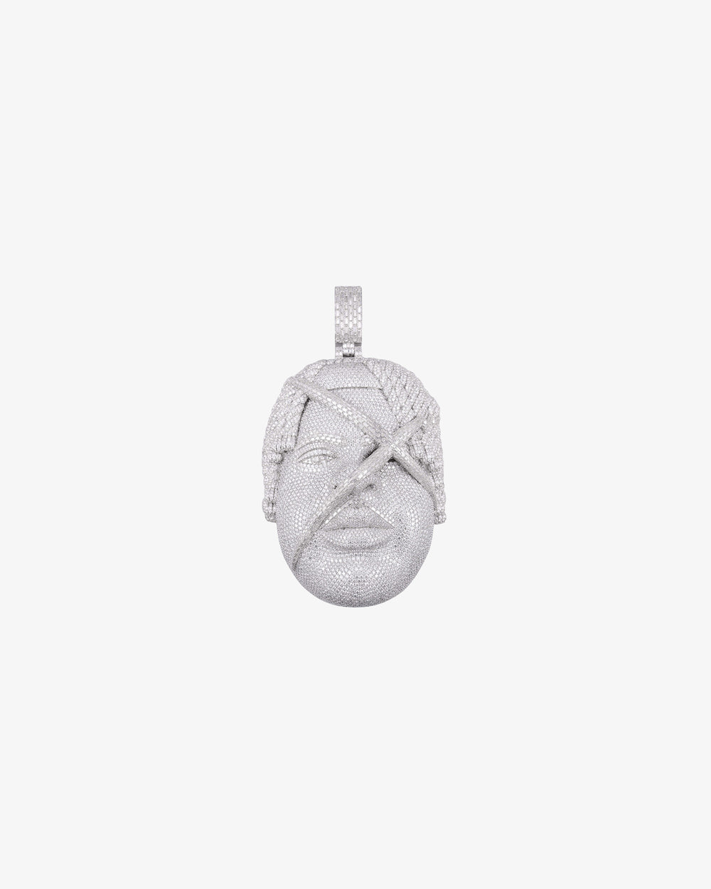 bigxthaplug custom moissanite pendant icecartel iced out f6