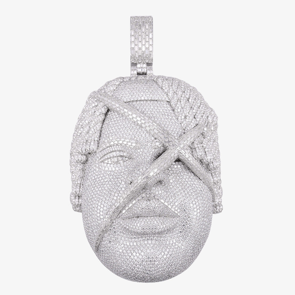 BIGXTHAPLUG Custom Diamond Pendant 14K Solid Gold