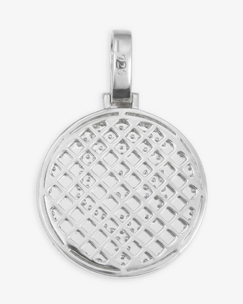 "BITCOIN" Custom Circle Pendant 14K Gold