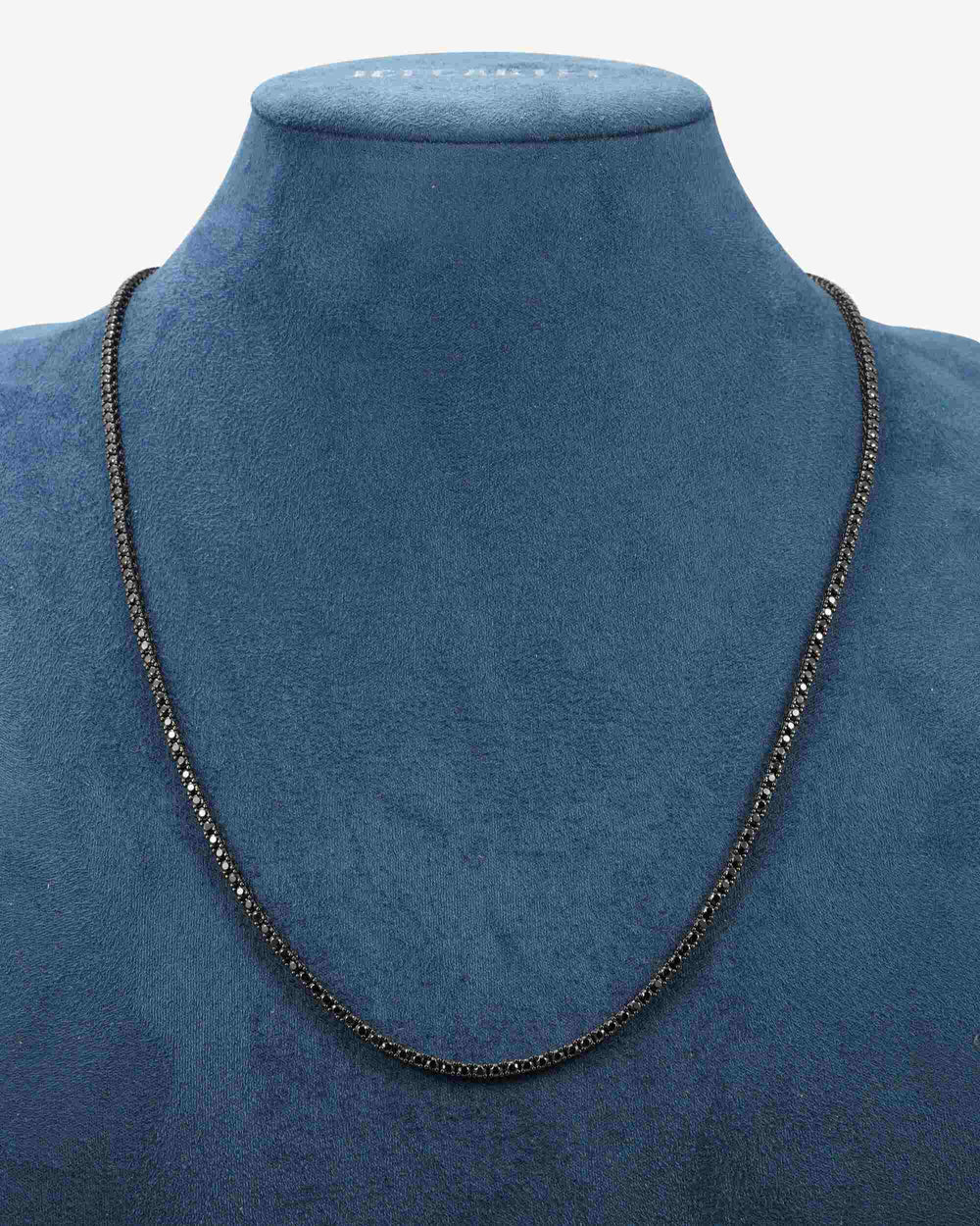 Black Moissanite Tennis Chain 14K Black Gold (ALL SIZES) - 2MM
