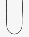Black Moissanite Tennis Chain 14K Black Gold (ALL SIZES) - 2MM