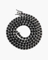 Black Moissanite Tennis Chain 14K Black Gold (ALL SIZES) - 4MM