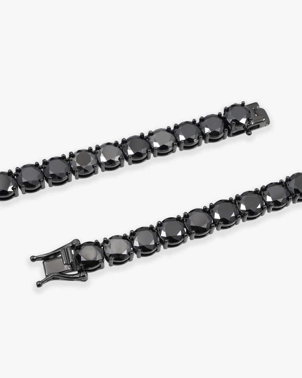 Black Moissanite Tennis Chain 14K Black Gold (ALL SIZES) - 6MM