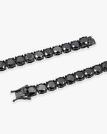 Black Moissanite Tennis Chain 14K Black Gold (ALL SIZES) - 6MM