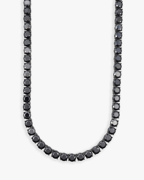 black moissanite tennis chain necklace icecartel px 6mm main new