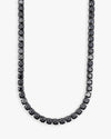 Black Moissanite Tennis Chain 14K Black Gold (ALL SIZES) - 6MM