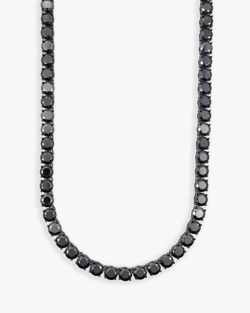 Black Moissanite Tennis Chain 14K Black Gold (ALL SIZES) - 6MM