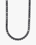 Black Moissanite Tennis Chain 14K Black Gold (ALL SIZES) - 6MM