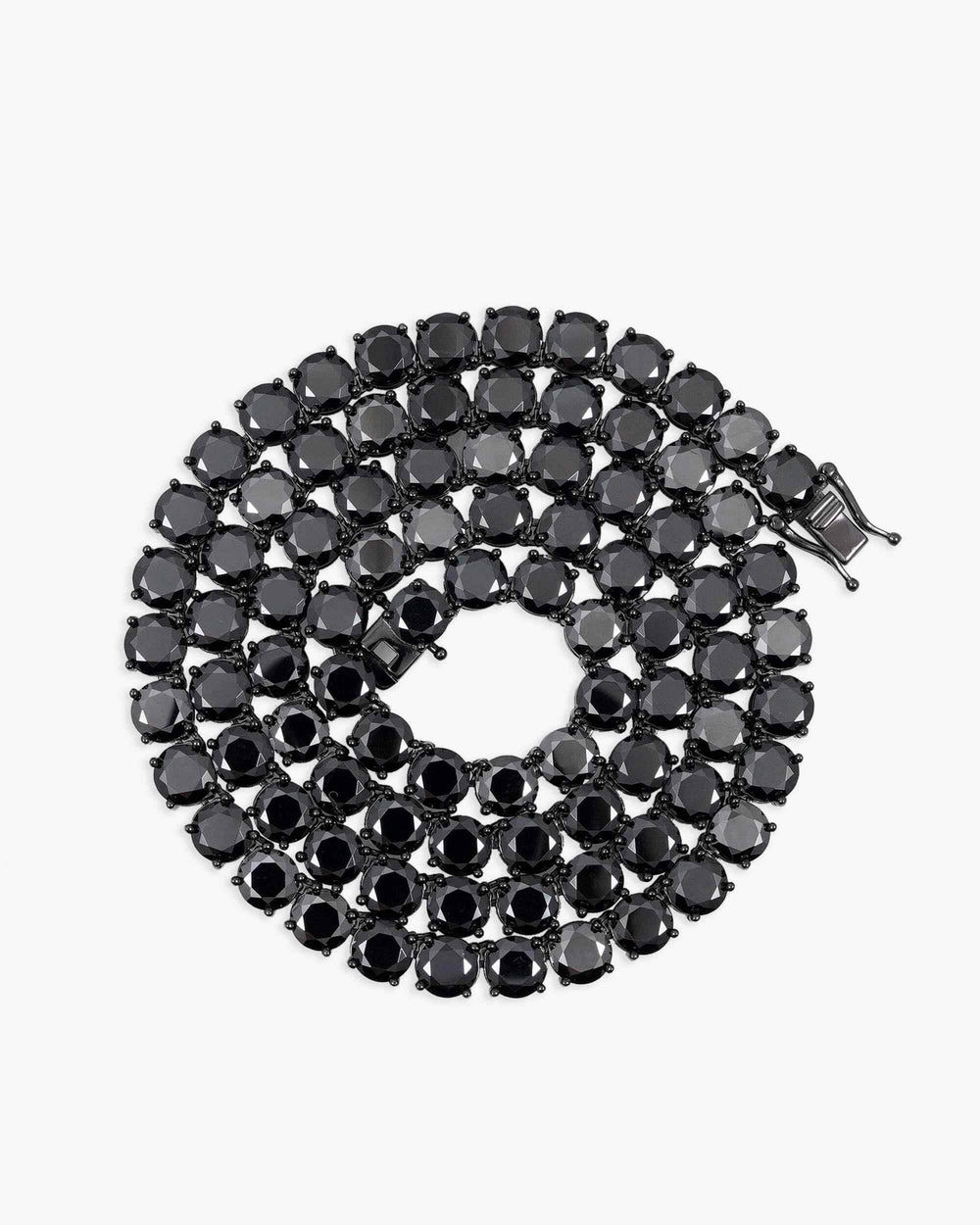 black moissanite tennis chain necklace icecartel px 6mm top new