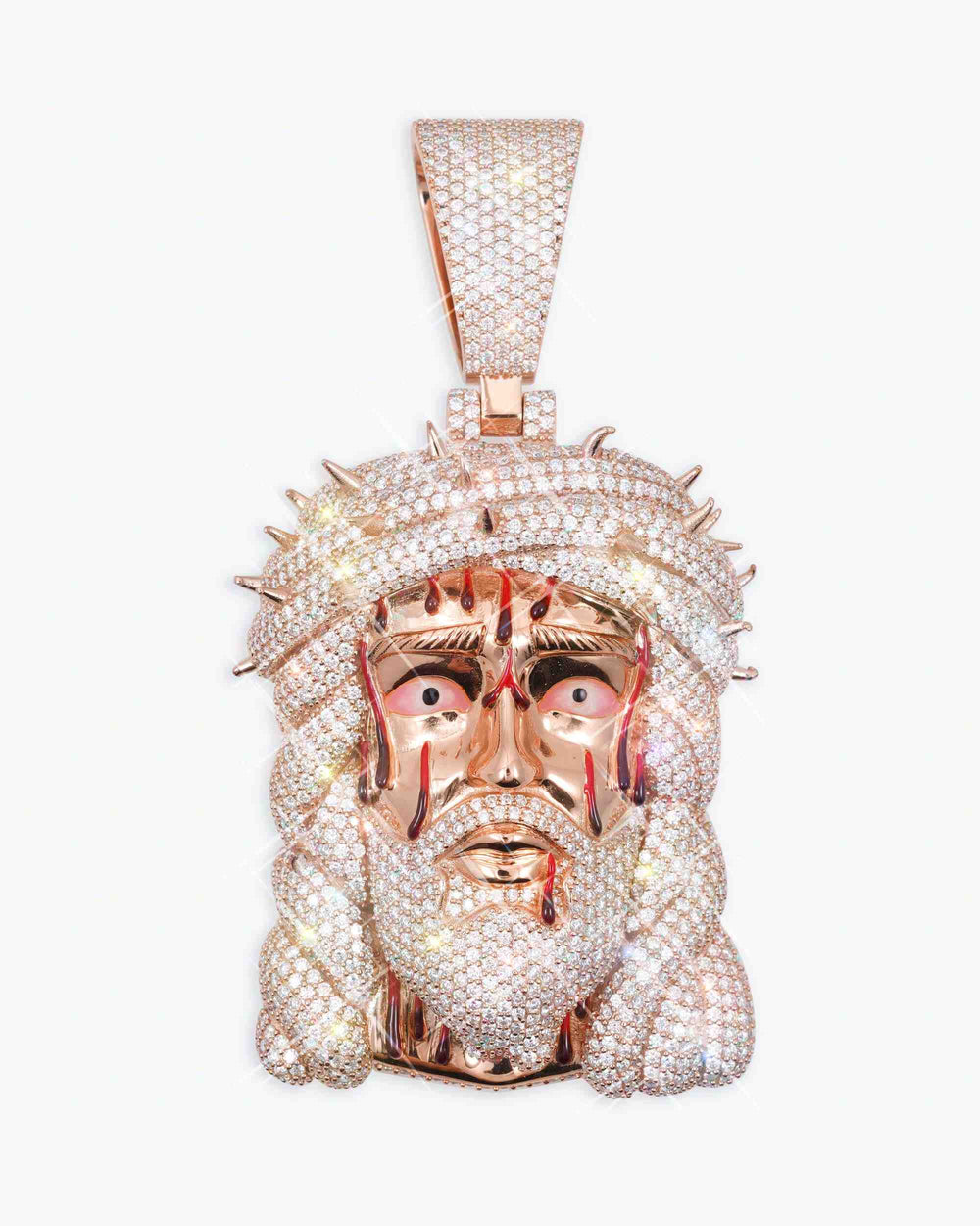 Blood Jesus Piece 14K Gold - Rose Gold