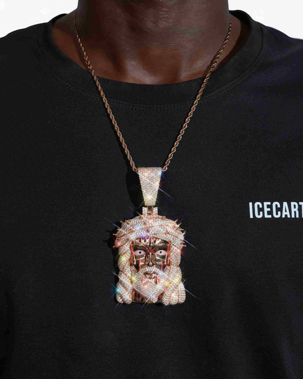 Blood Jesus Piece 14K Gold - Rose Gold