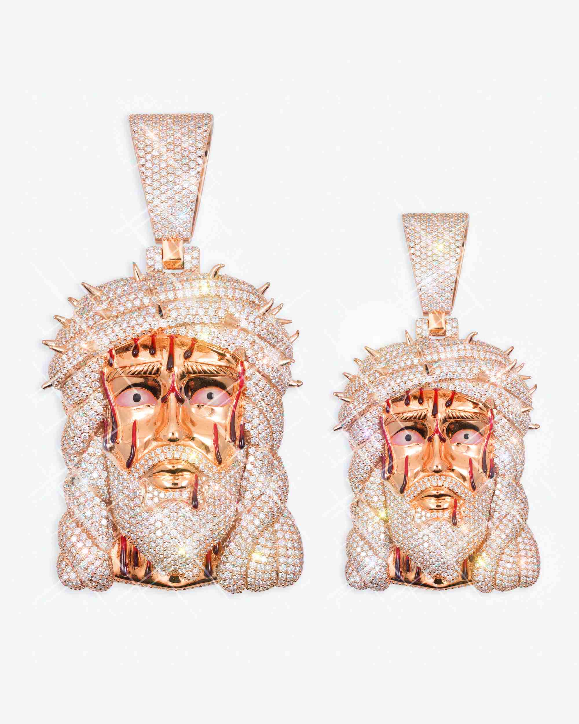 Moissanite Blood Jesus Piece - IceCartel™