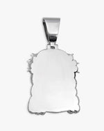 Blood Jesus Piece 14K Gold - White Gold