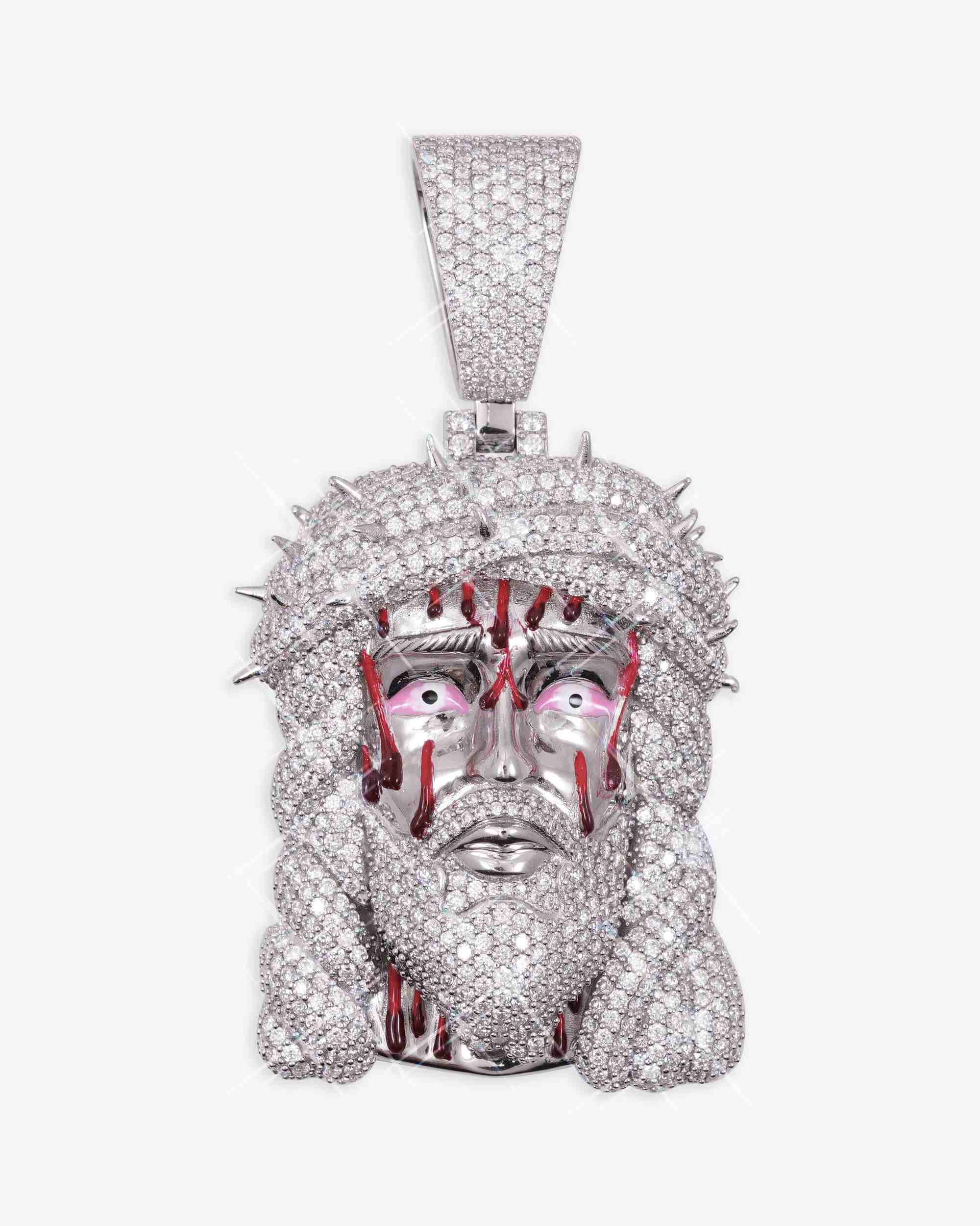 Moissanite Blood Jesus Piece - IceCartel™