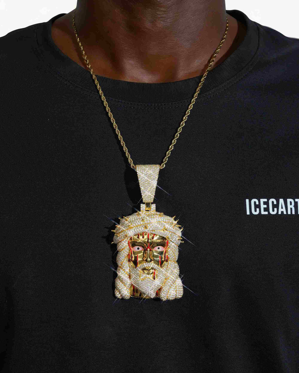 Blood Jesus Piece 14K Gold - Yellow Gold